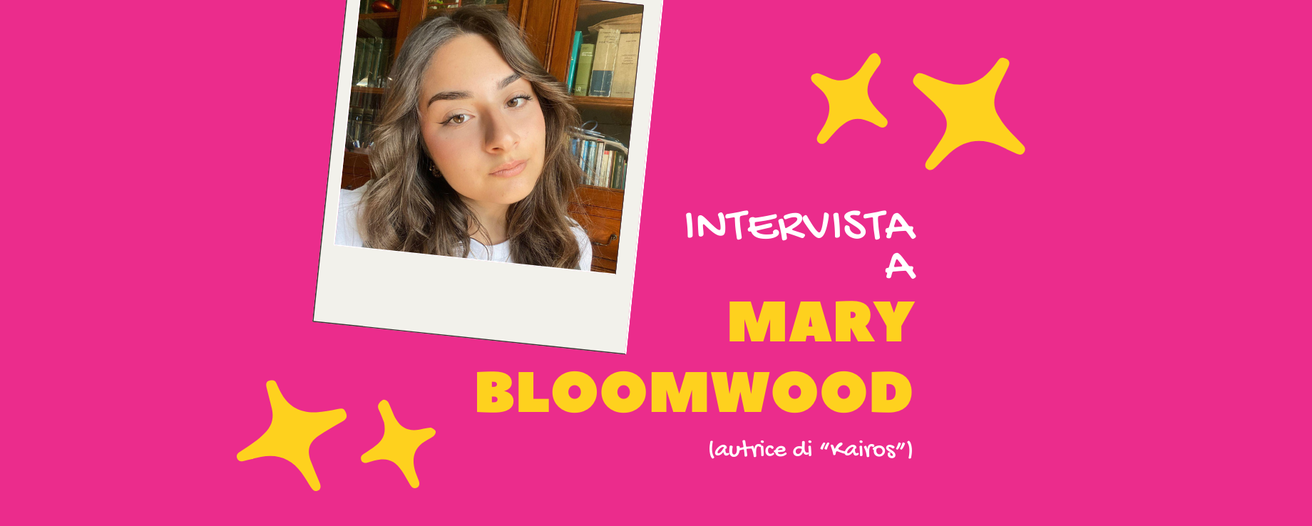 
            	Intervista a MARY BLOOMWOOD